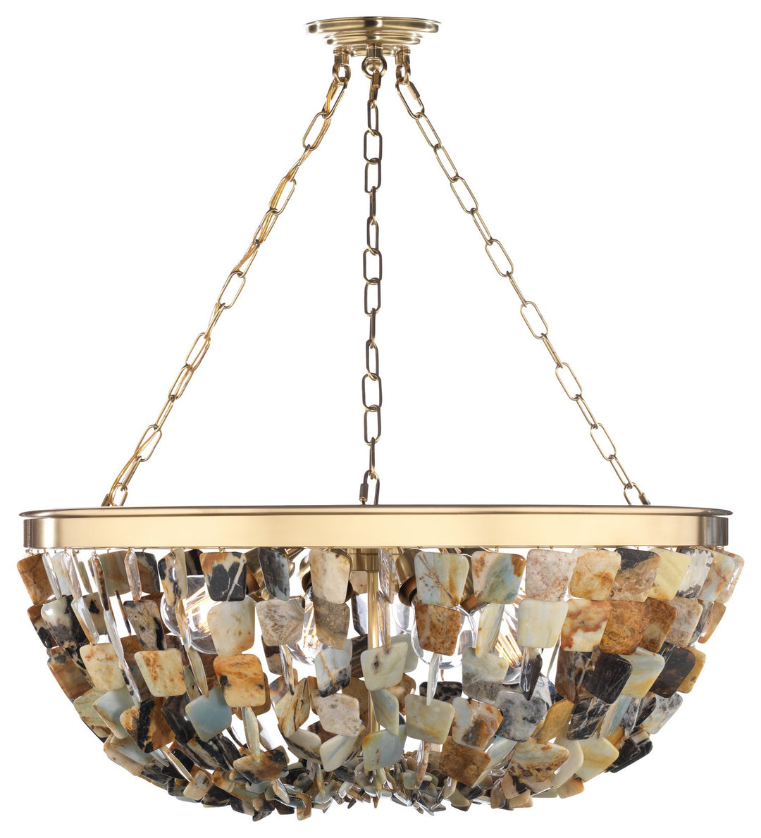 Flotsam Eight Light Pendant in Brass - available from The Lighting Shoppe, trusted by Canadian homeowners