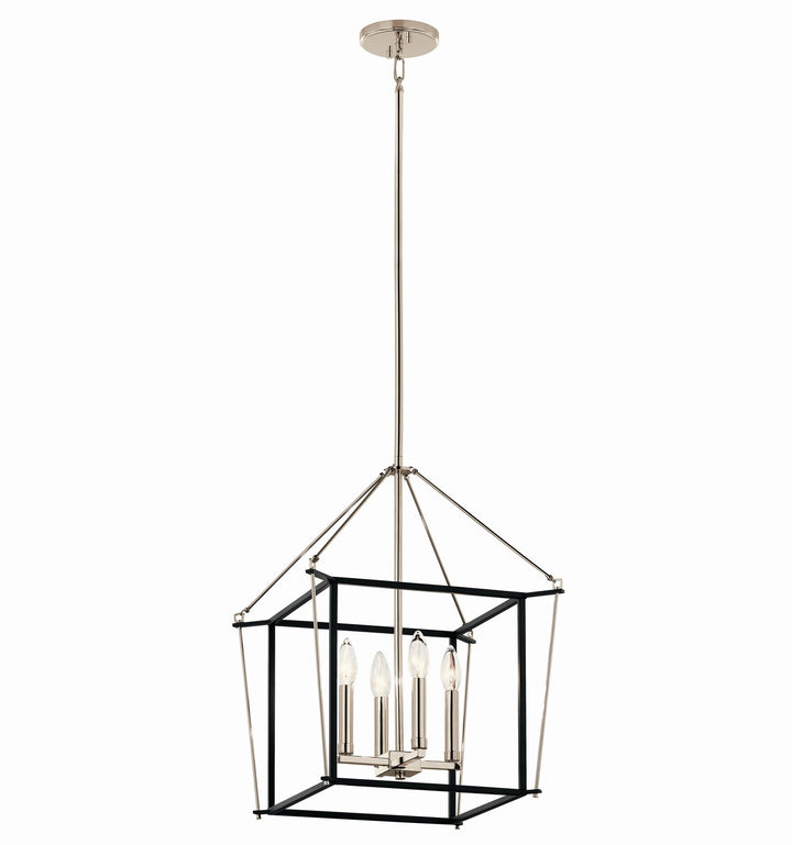 Kichler Canada - 52626PN - Four Light Foyer Pendant - Eisley - Polished Nickel