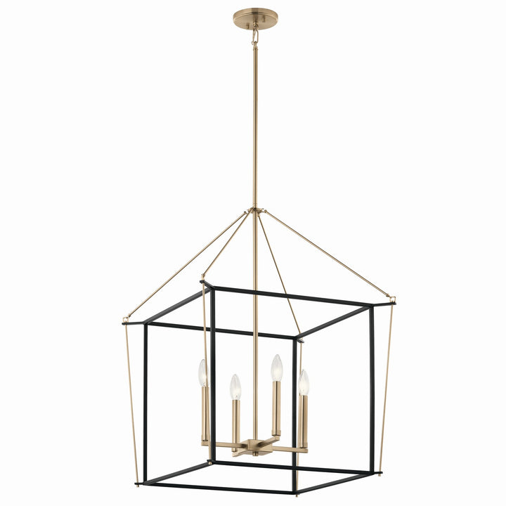 Kichler Canada - 52627CPZ - Four Light Foyer Pendant - Eisley - Champagne Bronze