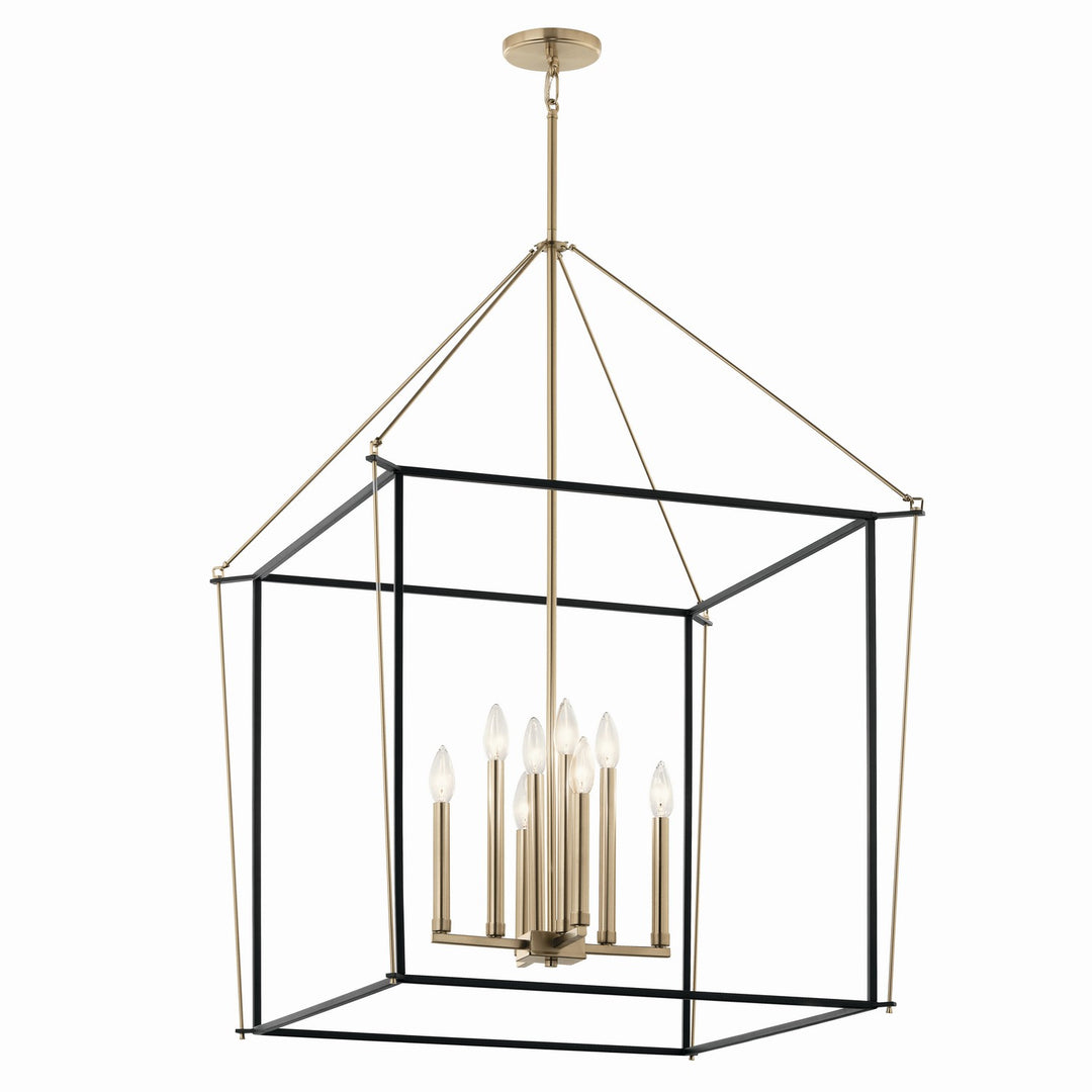 Kichler Canada - 52628CPZ - Eight Light Foyer Pendant - Eisley - Champagne Bronze