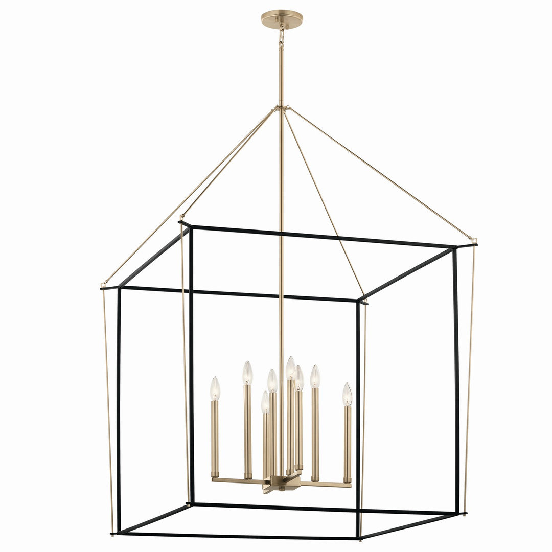 Kichler Canada - 52629CPZ - Eight Light Foyer Pendant - Eisley - Champagne Bronze