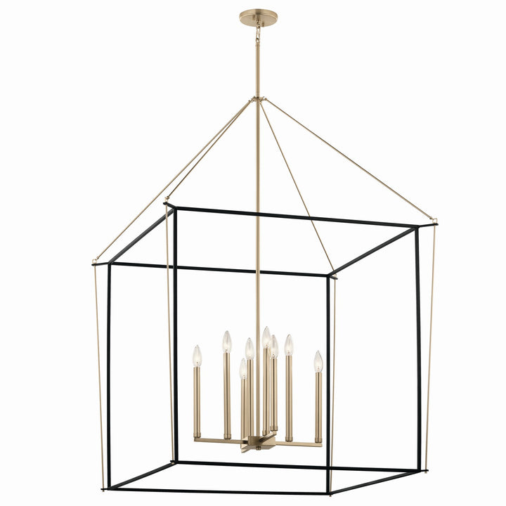 Kichler Canada - 52629CPZ - Eight Light Foyer Pendant - Eisley - Champagne Bronze