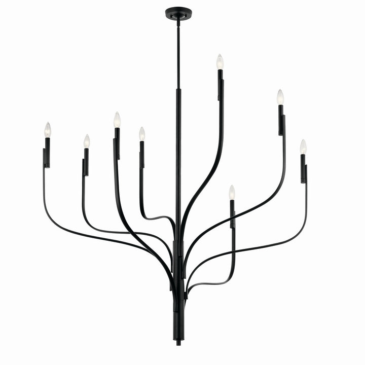 Kichler Canada - 52675BK - Eight Light Chandelier - Livadia - Black