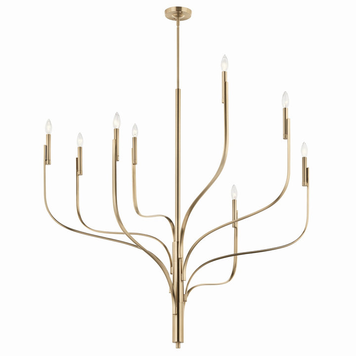 Kichler Canada - 52675CPZ - Eight Light Chandelier - Livadia - Champagne Bronze