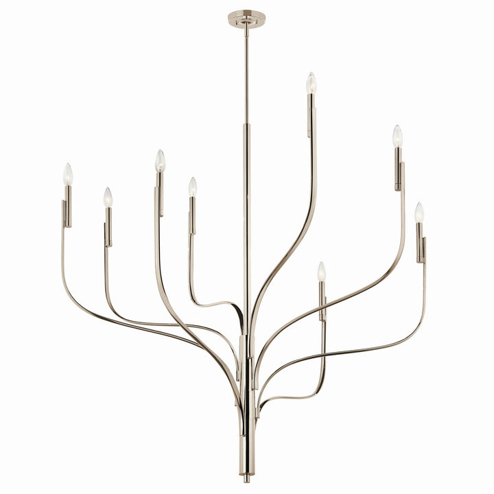 Kichler Canada - 52675PN - Eight Light Chandelier - Livadia - Polished Nickel