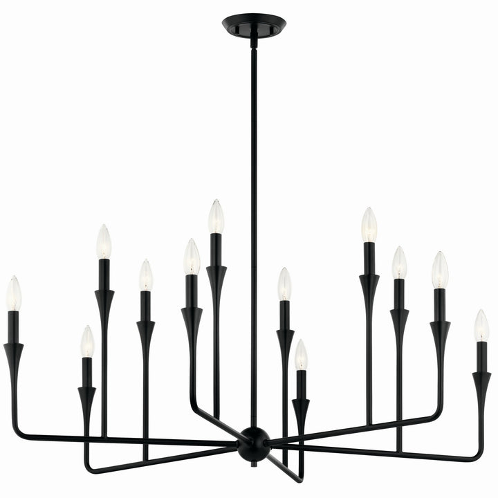 Kichler Canada - 52692BK - 12 Light Chandelier - Alvaro - Black