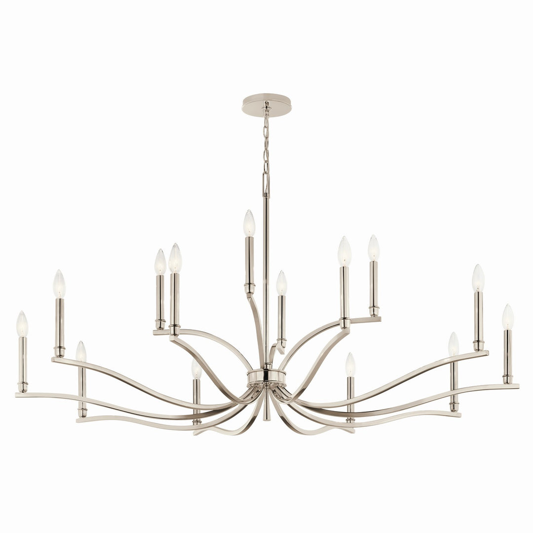 Kichler Canada - 52698PN - 14 Light Chandelier - Malene - Polished Nickel