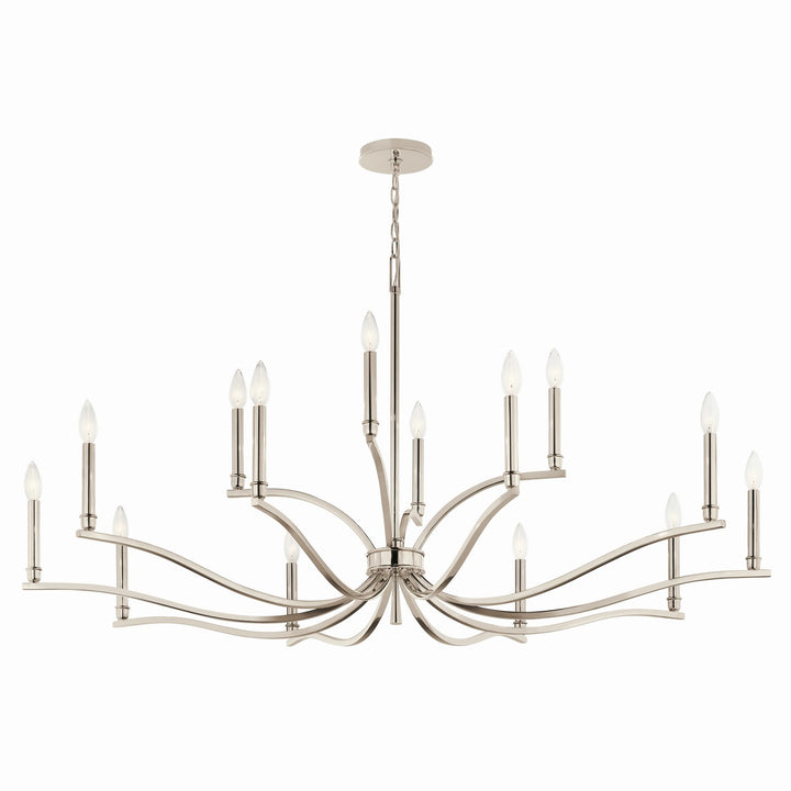 Kichler Canada - 52698PN - 14 Light Chandelier - Malene - Polished Nickel