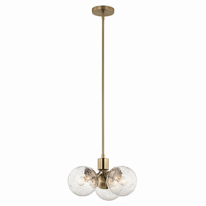 Kichler Canada - 52700CPZ - Three Light Chandelier/Semi Flush - Silvarious - Champagne Bronze
