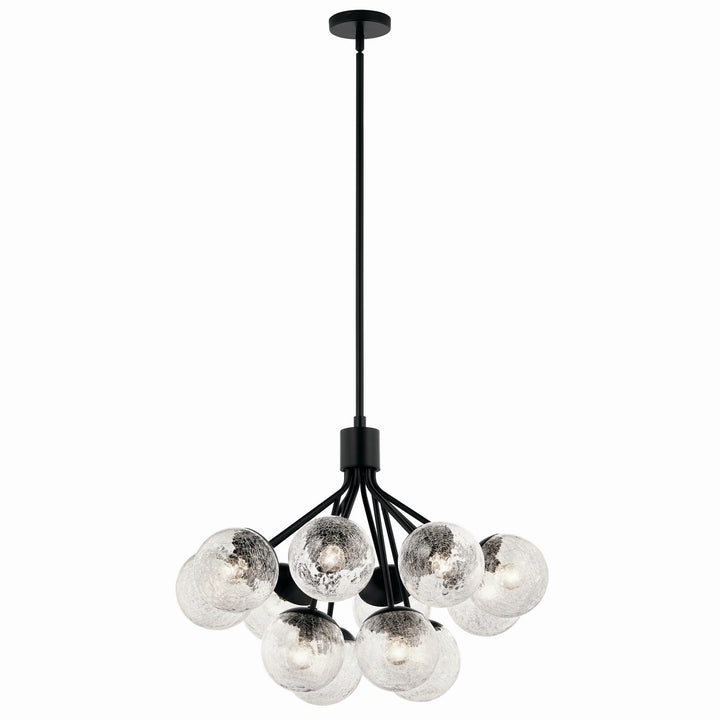 Kichler Canada - 52701BK - 12 Light Chandelier Convertible - Silvarious - Black
