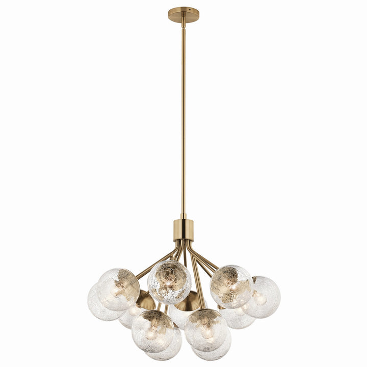 Kichler Canada - 52701CPZ - 12 Light Chandelier Convertible - Silvarious - Champagne Bronze