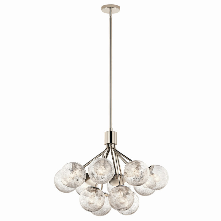 Kichler Canada - 52701PN - 12 Light Chandelier Convertible - Silvarious - Polished Nickel
