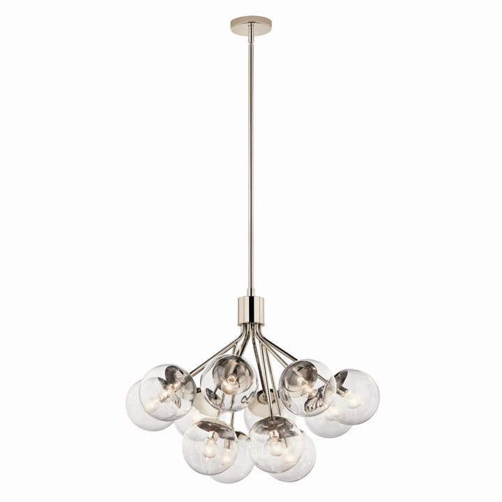 Kichler Canada - 52701PNCLR - 12 Light Chandelier Convertible - Silvarious - Polished Nickel