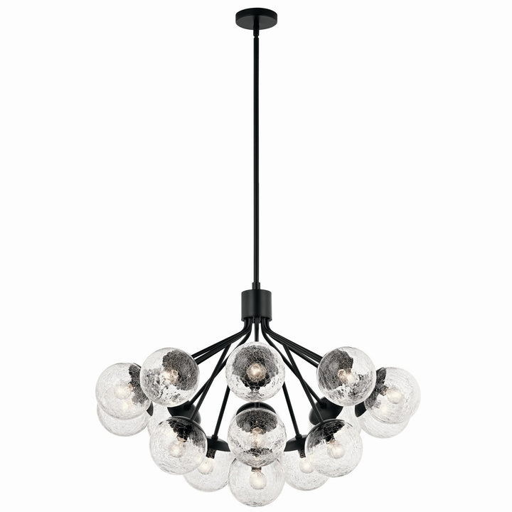 Kichler Canada - 52702BK - 16 Light Chandelier Convertible - Silvarious - Black