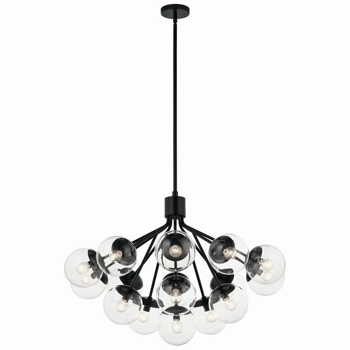 Kichler Canada - 52702BKCLR - 16 Light Chandelier Convertible - Silvarious - Black