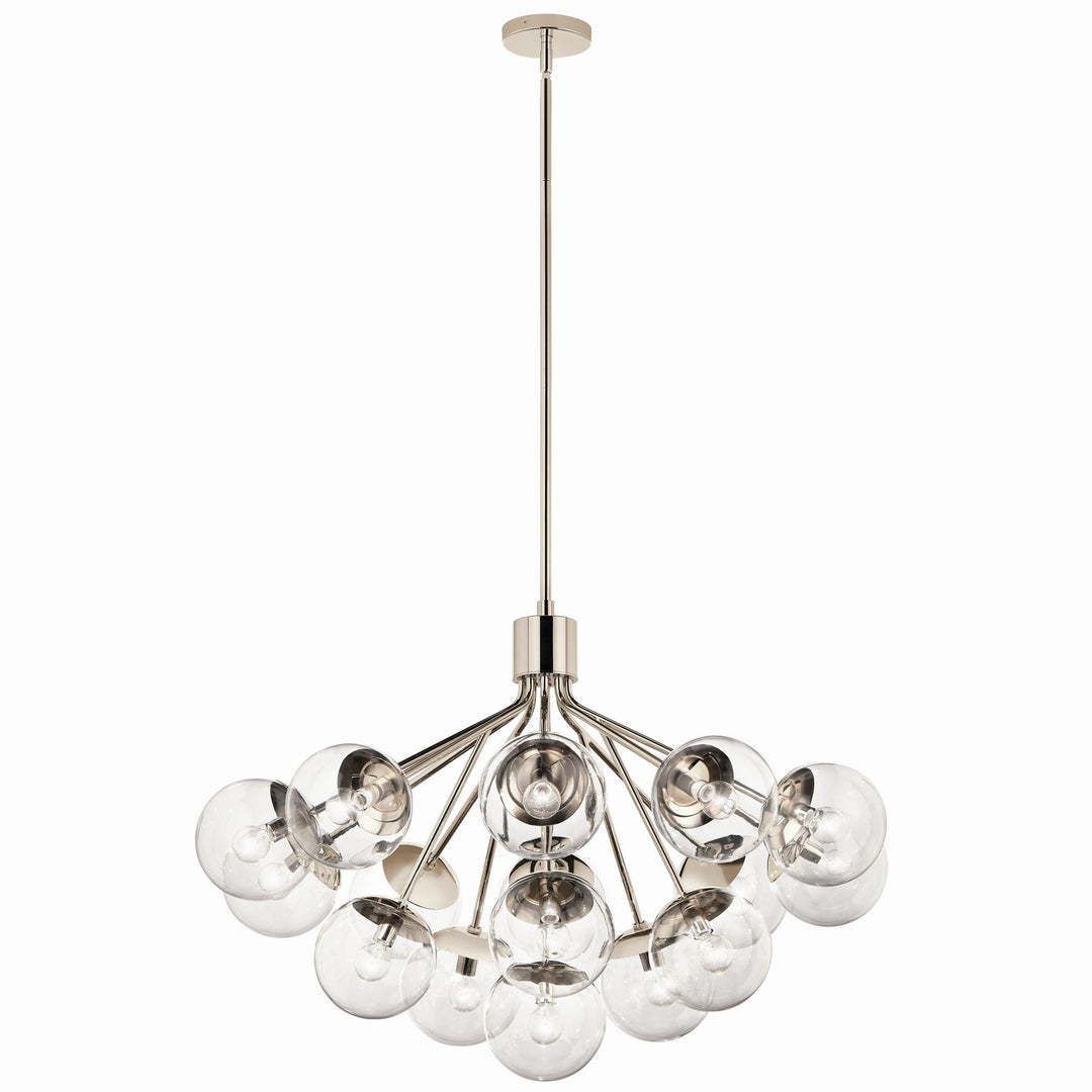 Kichler Canada - 52702PNCLR - 16 Light Chandelier Convertible - Silvarious - Polished Nickel