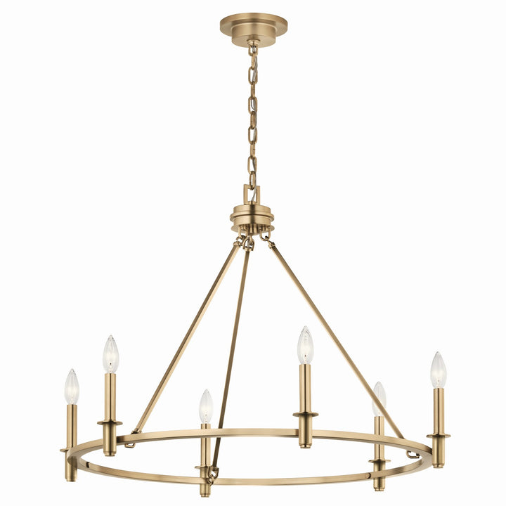 Kichler Canada - 52705CPZ - Six Light Chandelier - Carrick - Champagne Bronze