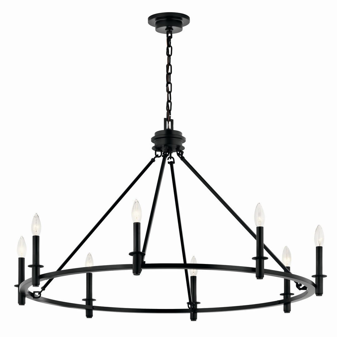 Kichler Canada - 52706BK - Eight Light Chandelier - Carrick - Black