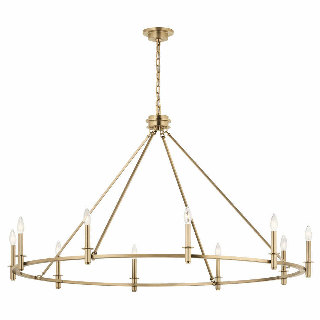 Kichler Canada - 52707CPZ - Ten Light Chandelier - Carrick - Champagne Bronze