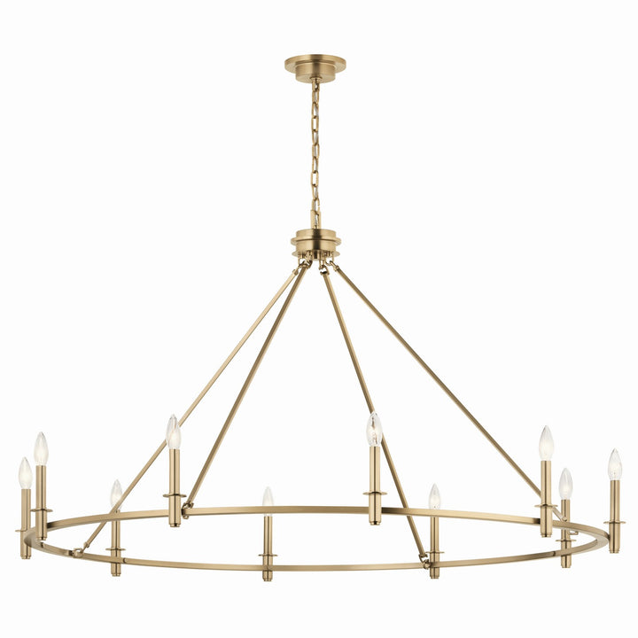 Kichler Canada - 52707CPZ - Ten Light Chandelier - Carrick - Champagne Bronze