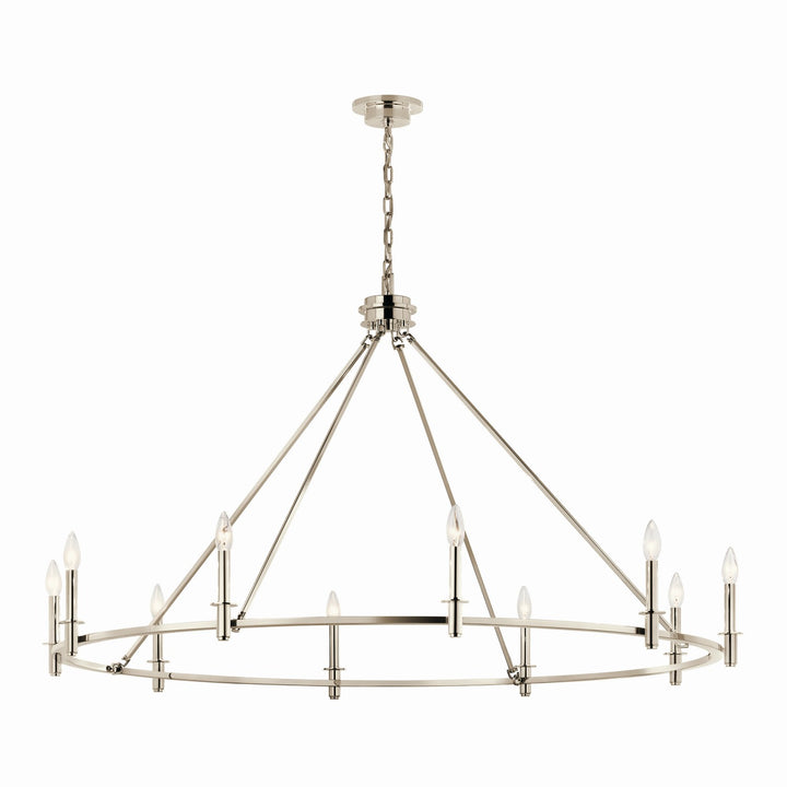 Kichler Canada - 52707PN - Ten Light Chandelier - Carrick - Polished Nickel