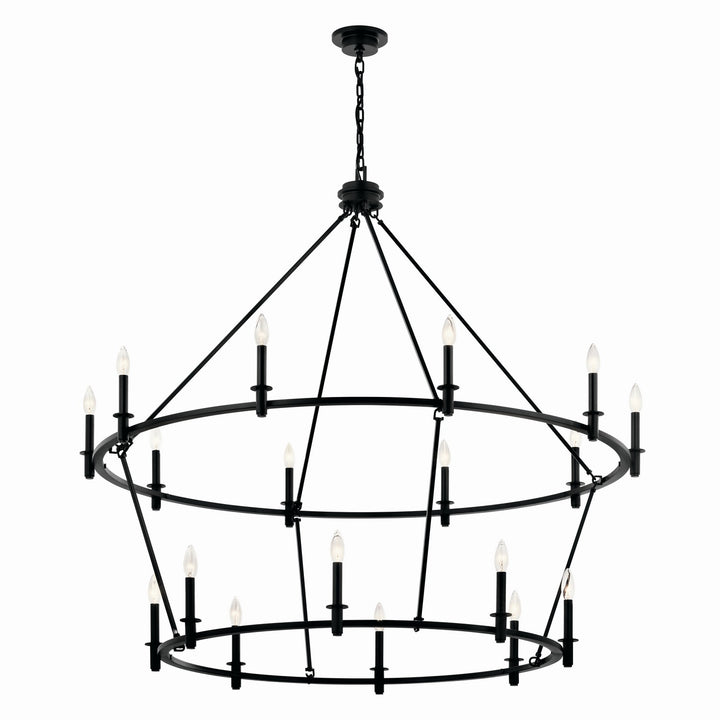 Kichler Canada - 52708BK - 18 Light Chandelier - Carrick - Black