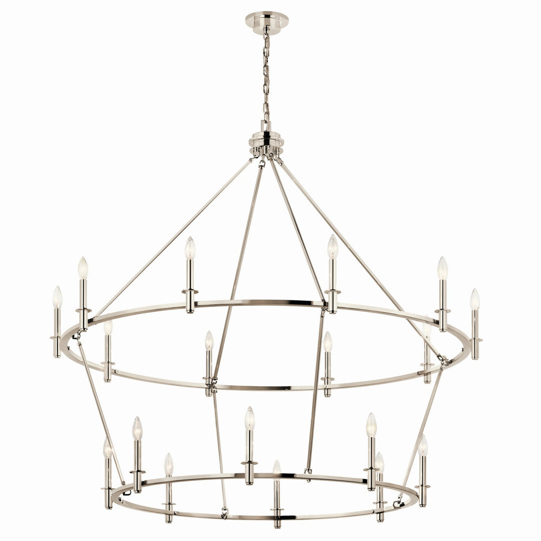 Kichler Canada - 52708PN - 18 Light Chandelier - Carrick - Polished Nickel