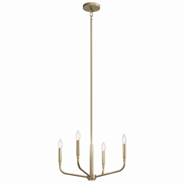Kichler Canada - 52716CPZ - Four Light Chandelier/Semi Flush Mount - Madden - Champagne Bronze