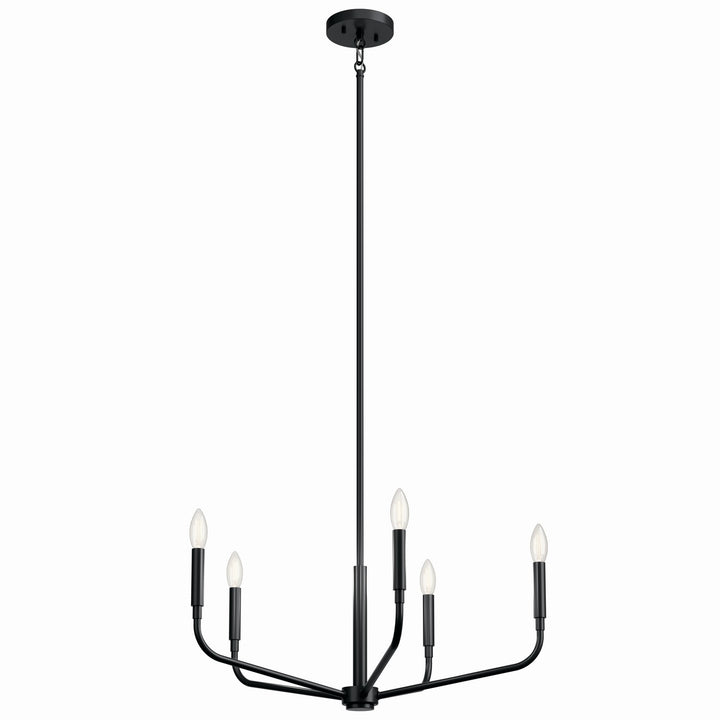 Kichler Canada - 52717BK - Five Light Chandelier - Madden - Black