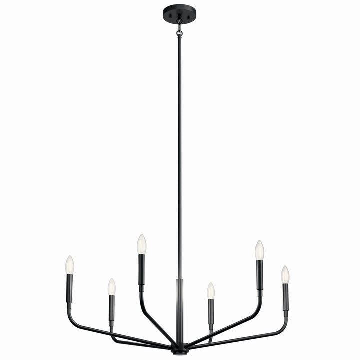 Kichler Canada - 52718BK - Six Light Chandelier - Madden - Black