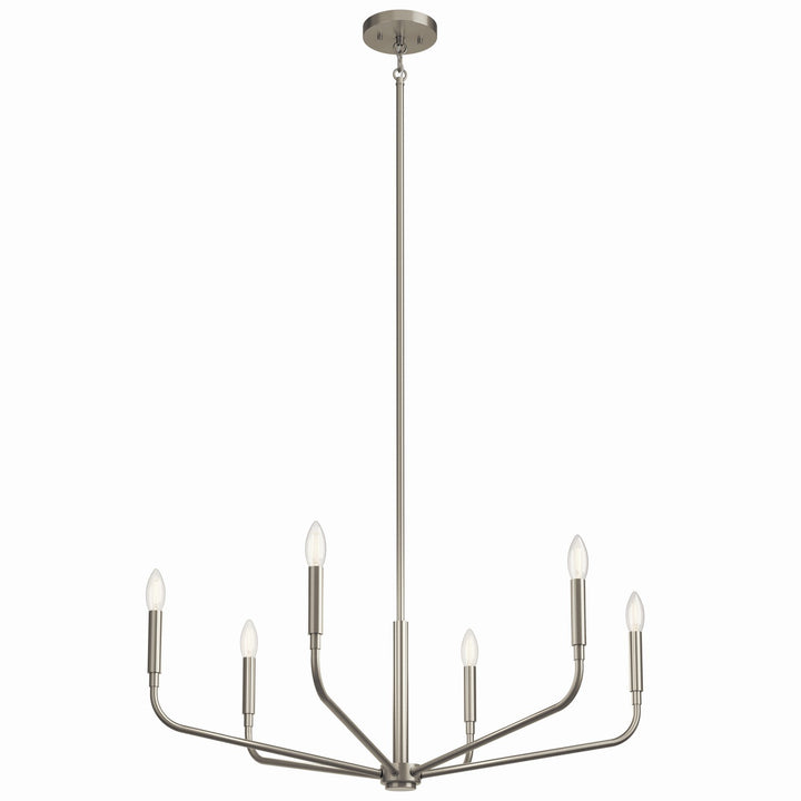 Kichler Canada - 52718NI - Six Light Chandelier - Madden - Brushed Nickel