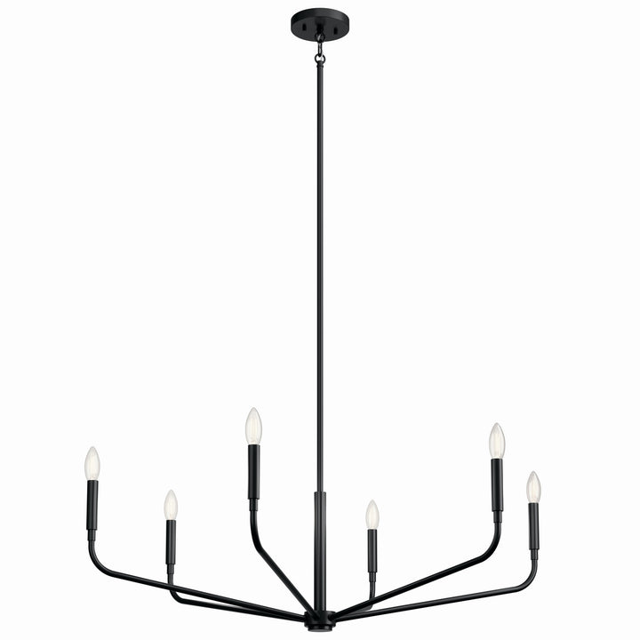 Kichler Canada - 52719BK - Six Light Chandelier - Madden - Black