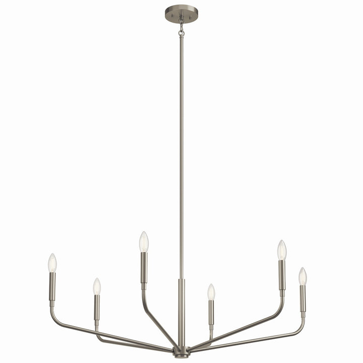 Kichler Canada - 52719NI - Six Light Chandelier - Madden - Brushed Nickel
