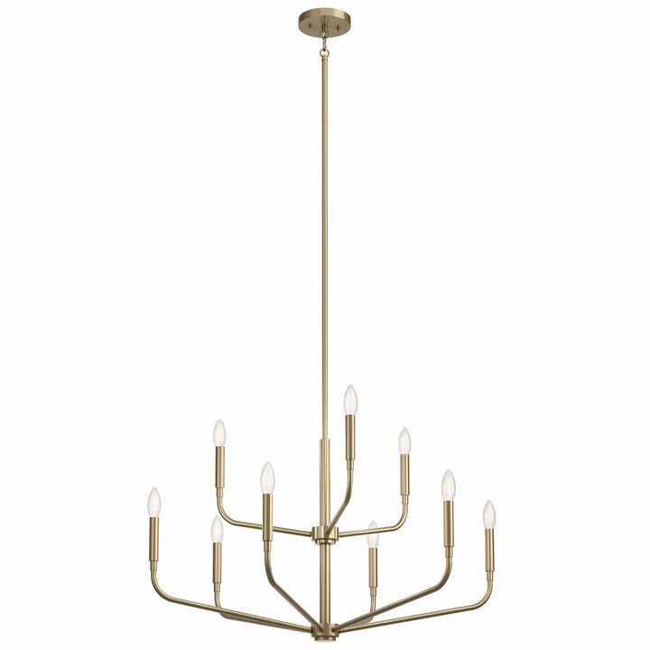 Kichler Canada - 52720CPZ - Nine Light Chandelier - Madden - Champagne Bronze