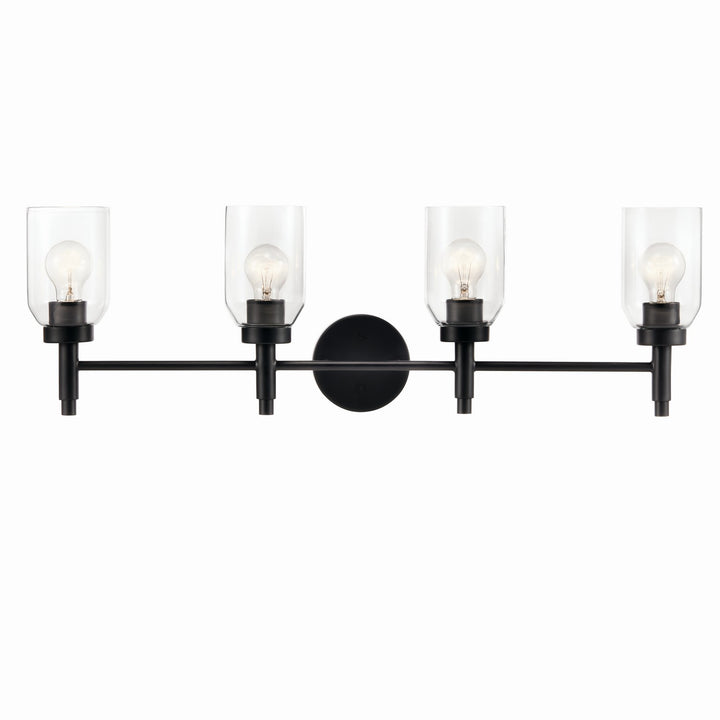 Kichler Canada - 55186BK - Four Light Vanity - Madden - Black