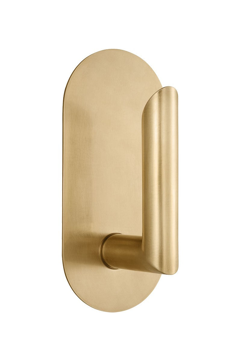 Fielle LED Wall Sconce in Hand Rubbed Antique Brass - available from The Lighting Shoppe, trusted by Canadian homeowners