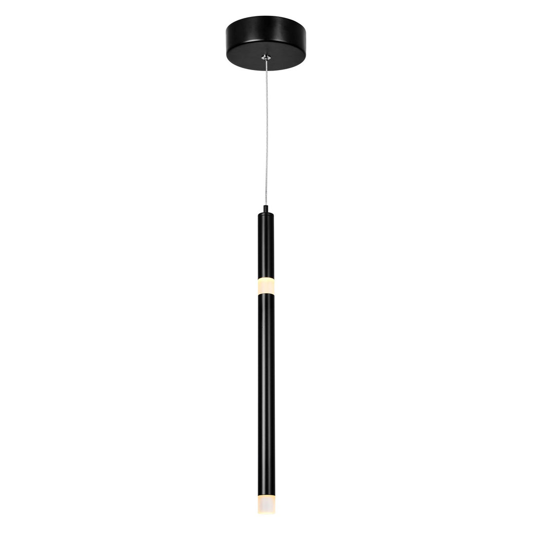 Flute LED Pendant in Black - available from The Lighting Shoppe, trusted by Canadian homeowners