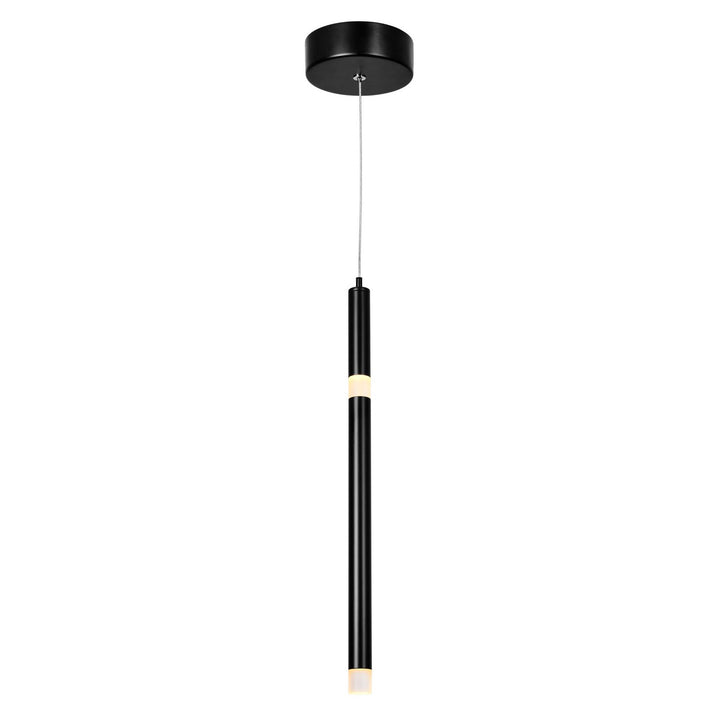 Flute LED Pendant in Black - available from The Lighting Shoppe, trusted by Canadian homeowners