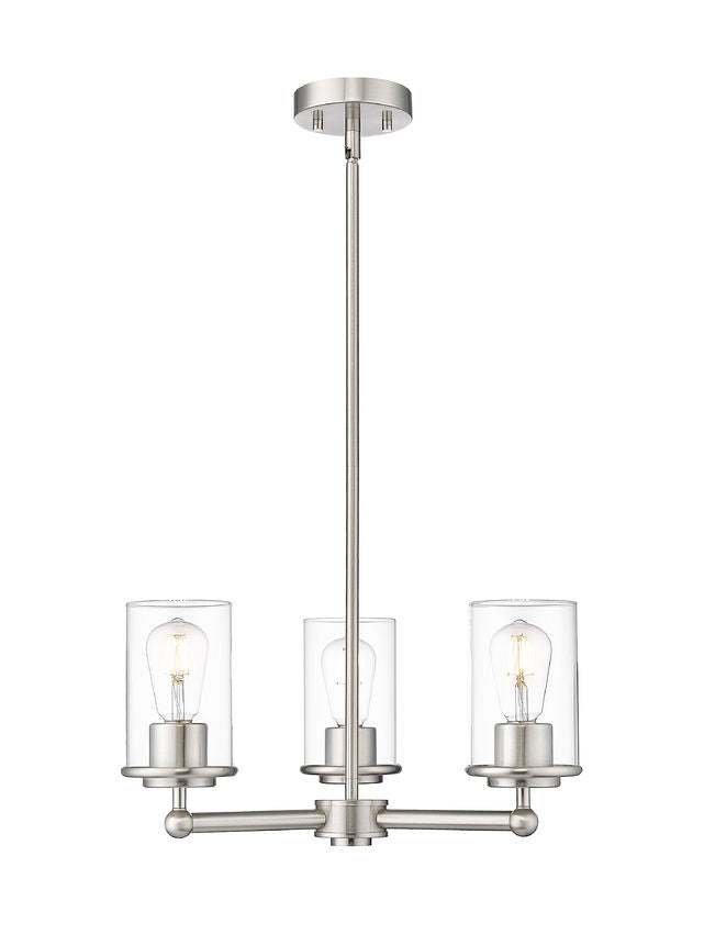 Z-Lite Canada - 742-3BN - Three Light Chandelier - Thayer - Brushed Nickel