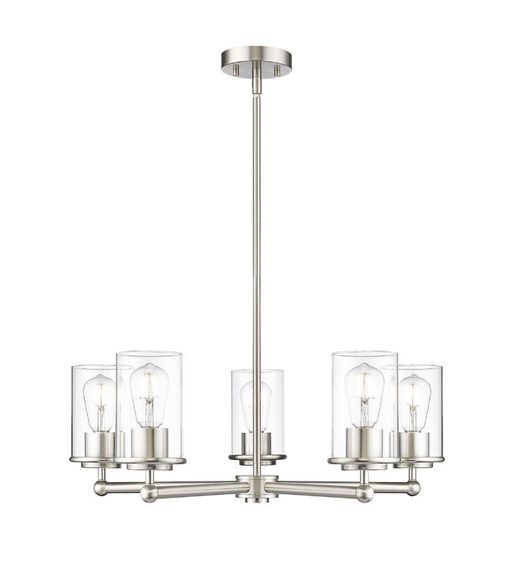Z-Lite Canada - 742-5BN - Five Light Chandelier - Thayer - Brushed Nickel