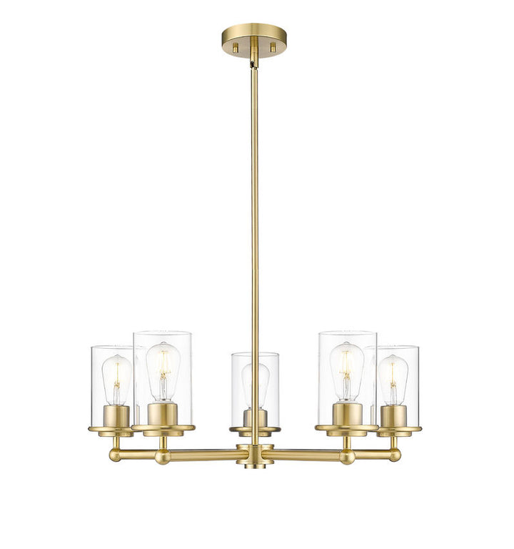 Z-Lite Canada - 742-5LG - Five Light Chandelier - Thayer - Luxe Gold
