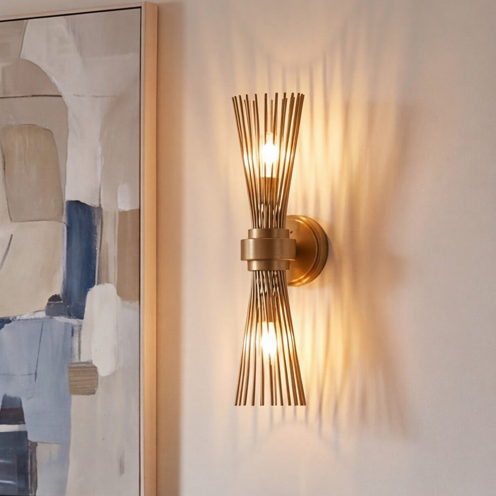Savoy House - 9-9603-2-171 - Two Light Wall Sconce - Longfellow - Burnished Brass