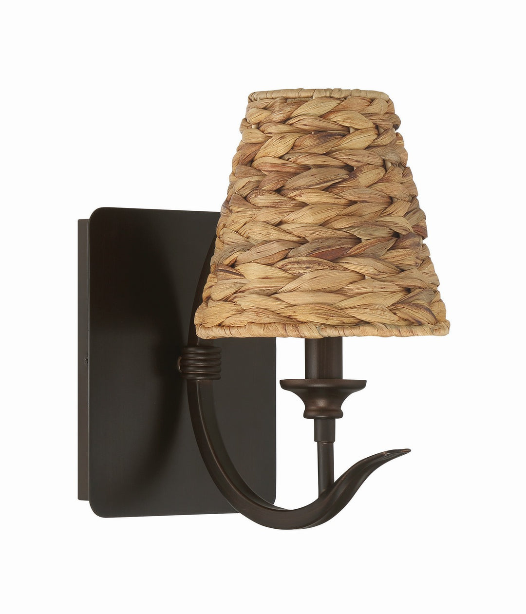 Kokomo One Light Wall Sconce in Aged Bronze Brushed - available from The Lighting Shoppe, trusted by Canadian homeowners