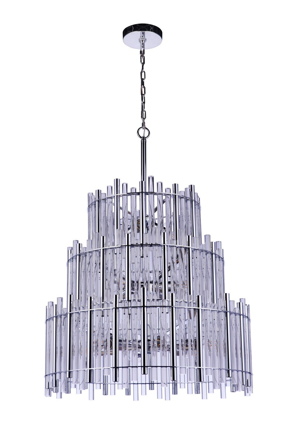 Reveal 13 Light Chandelier in Chrome - available from The Lighting Shoppe, trusted by Canadian homeowners