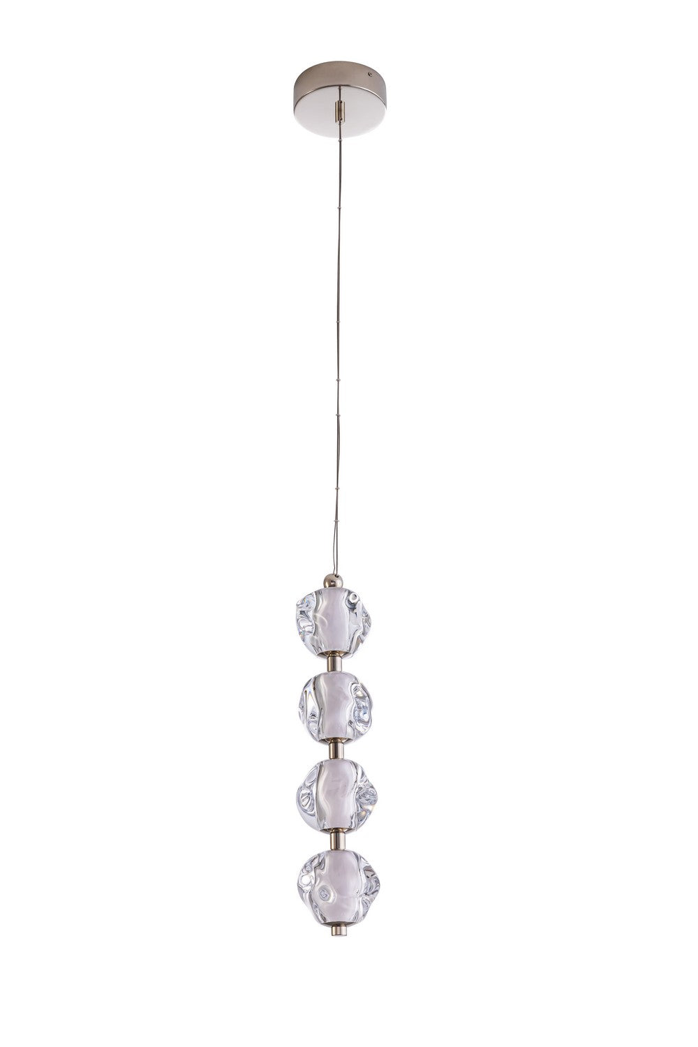 Jackie LED Pendant in Polished Nickel - available from The Lighting Shoppe, trusted by Canadian homeowners