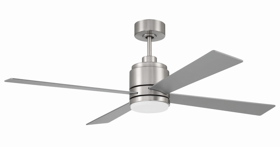 McCoy 52 4 Blade 52"Ceiling Fan in Brushed Polished Nickel - available from The Lighting Shoppe, trusted by Canadian homeowners