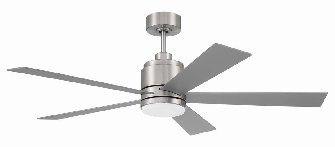McCoy 52 5 Blade 52"Ceiling Fan in Brushed Polished Nickel - available from The Lighting Shoppe, trusted by Canadian homeowners