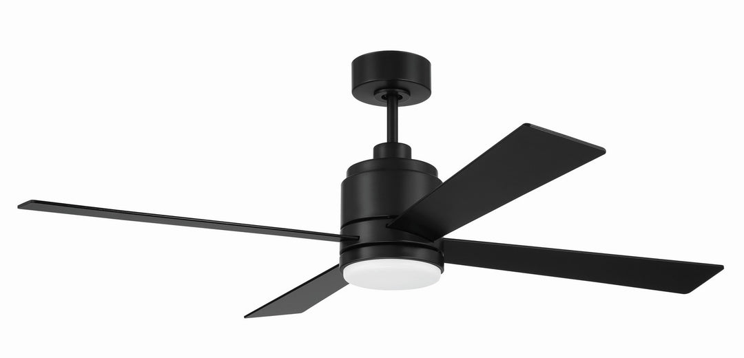 McCoy 52 4 Blade 52"Ceiling Fan in Flat Black - available from The Lighting Shoppe, trusted by Canadian homeowners
