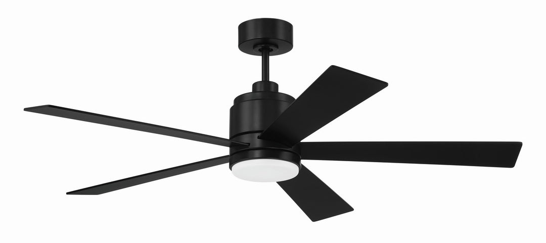 McCoy 52 5 Blade 52"Ceiling Fan in Flat Black - available from The Lighting Shoppe, trusted by Canadian homeowners
