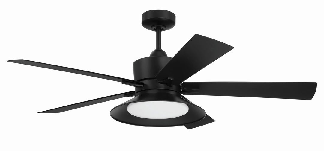 Topper 52"Ceiling Fan in Flat Black - available from The Lighting Shoppe, trusted by Canadian homeowners